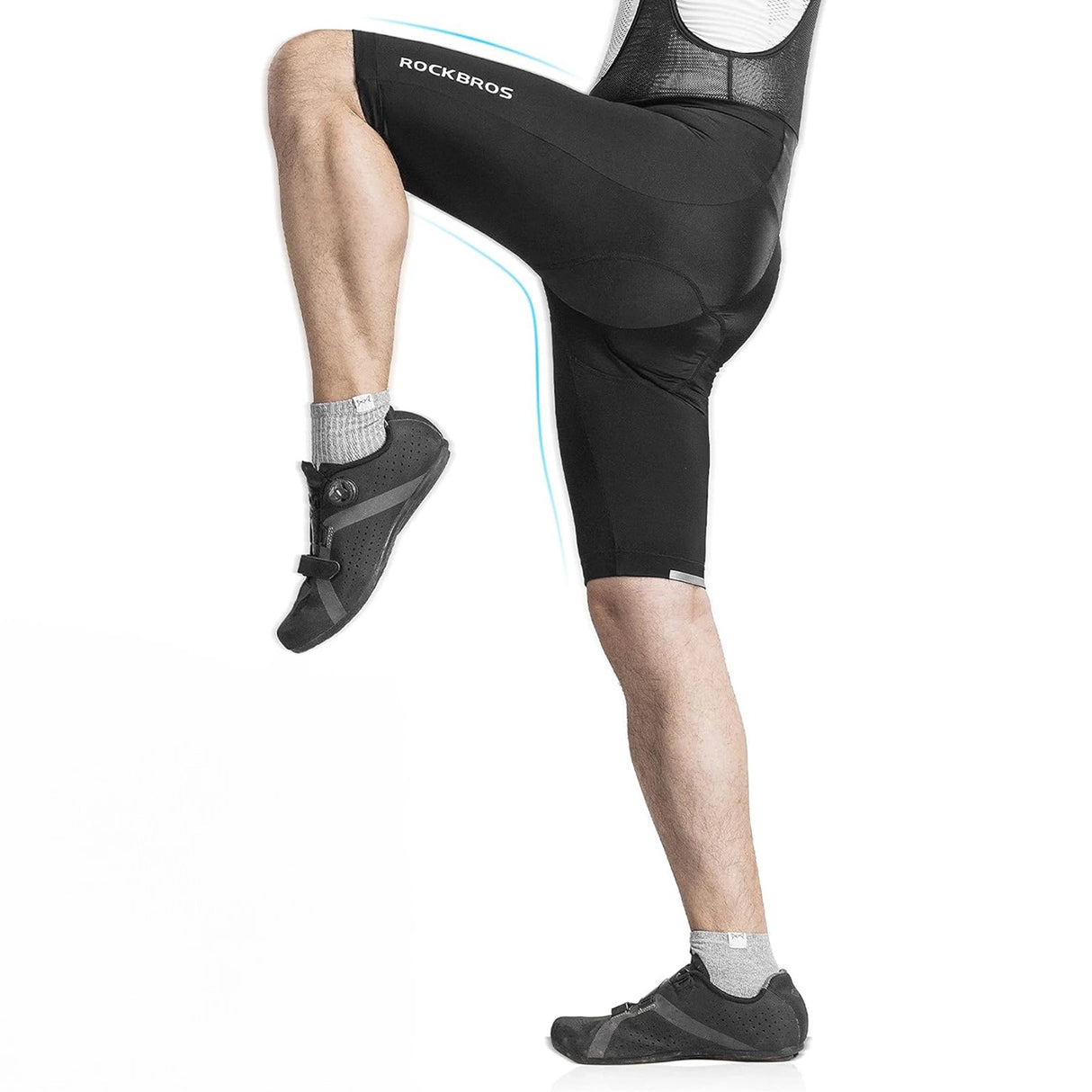 Rockbros RK20022XL korte shorts med XXL indlæg - sort