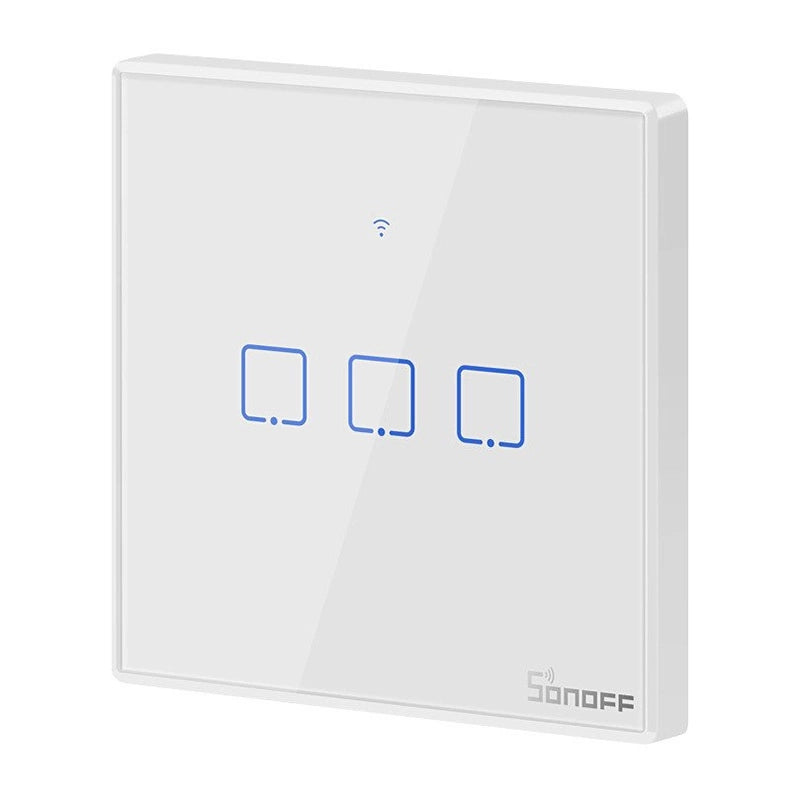 Smart Switch WiFi + RF 433 Sonoff T2 EU TX (3-kanal)