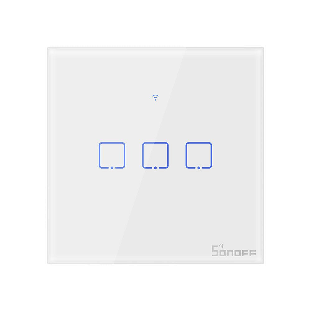 Smart Switch WiFi + RF 433 Sonoff T1 EU TX (3-kanal)