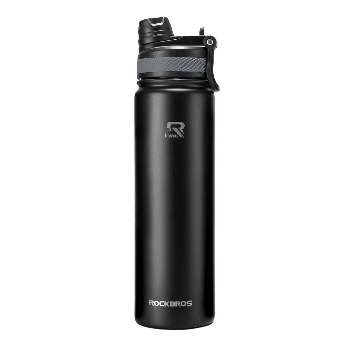 Rockbros 35210029002 termisk cykelflaske til drikkevarer 650 ml - sort