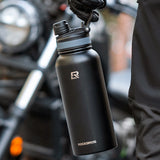 Rockbros 35210029002 termisk cykelflaske til drikkevarer 650 ml - sort
