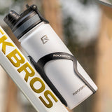 Rockbros 35210029006 termisk cykelflaske til drikkevarer 650 ml - hvid