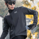Rockbros 15400002002 langærmet cykeltrøje efterår/vinter M - sort