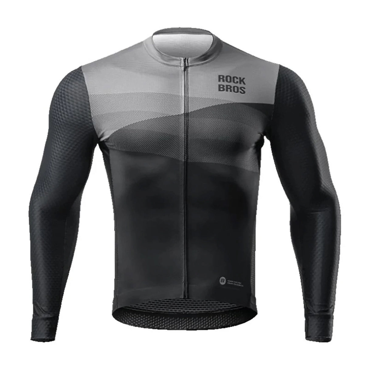 Rockbros cykeltrøje 15120009005 langærmet forår/sommer XXL - sort