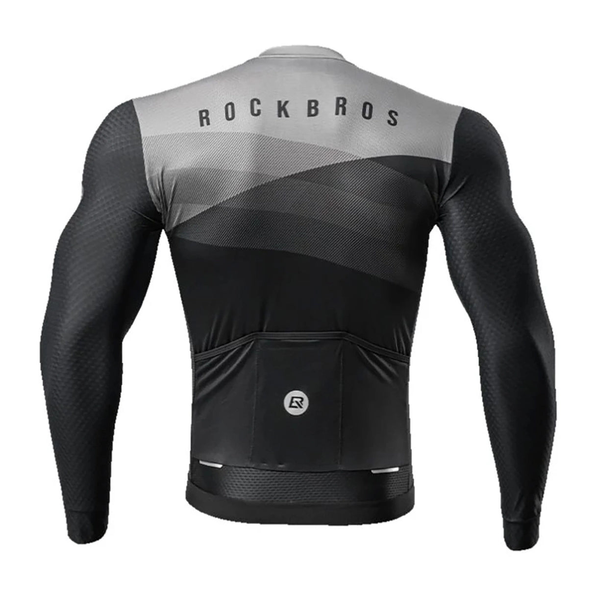 Rockbros cykeltrøje 15120009005 langærmet forår/sommer XXL - sort