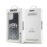 DKNY Liquid Glitter Big Logo-foder for iPhone 11 / Xr - sort