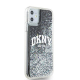 DKNY Liquid Glitter Big Logo-foder for iPhone 11 / Xr - sort