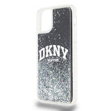 DKNY Liquid Glitter Big Logo-foder for iPhone 11 / Xr - sort