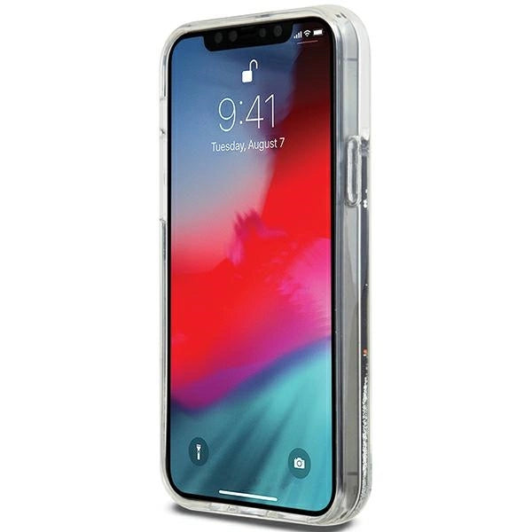 DKNY Liquid Glitter Big Logo iPhone 12 Pro/12 Case - sort