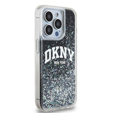 DKNY Liquid Glitter Big Logo iPhone 14 Pro Case - sort