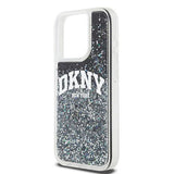 DKNY Liquid Glitter Big Logo iPhone 14 Pro Case - sort
