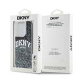 DKNY Liquid Glitter Big Logo iPhone 14 Pro Case - sort