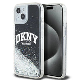 DKNY Liquid Glitter Big Logo iPhone 14/15/13 Case - sort