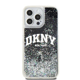 DKNY Liquid Glitter Big Logo iPhone 14 Pro Max Case - sort