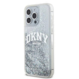 DKNY Liquid Glitter Big Logo-kasse til iPhone 15 Pro - hvid