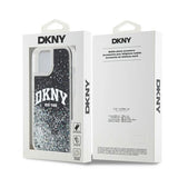 DKNY Liquid Glitter Big Logo iPhone 15 Plus / 14 Plus Case - sort