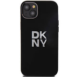 DKNY Liquid Silicone Metal Logo Case til iPhone 15 Plus / 14 Plus - sort