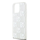 DKNY Liquid Glitter Multilogo-kasse til iPhone 15 Pro Max - hvid