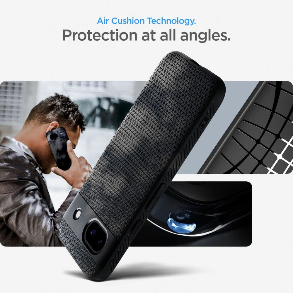 Spigen Liquid Air Case til Google Pixel 8A - Matte sort