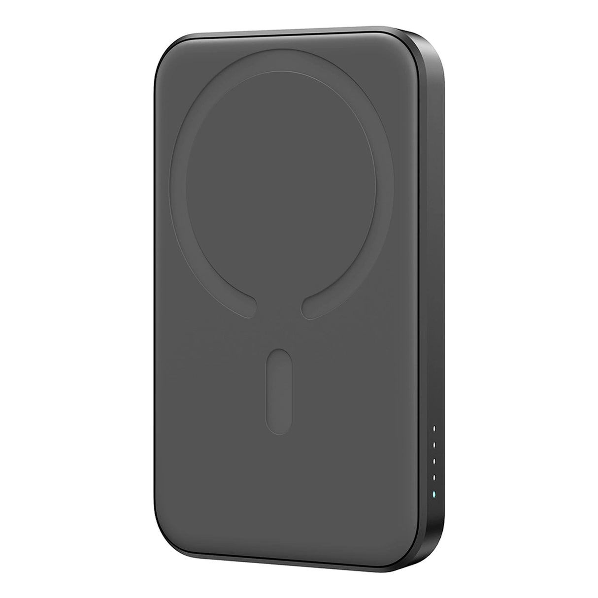 Powerbank Joyroom JR-W020 Mini 5000mAh USB-A USB-C induktiv 20W - sort + USB-C / USB-C kabel
