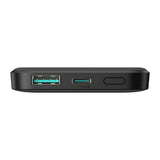 Powerbank Joyroom JR-W020 Mini 5000mAh USB-A USB-C induktiv 20W - sort + USB-C / USB-C kabel