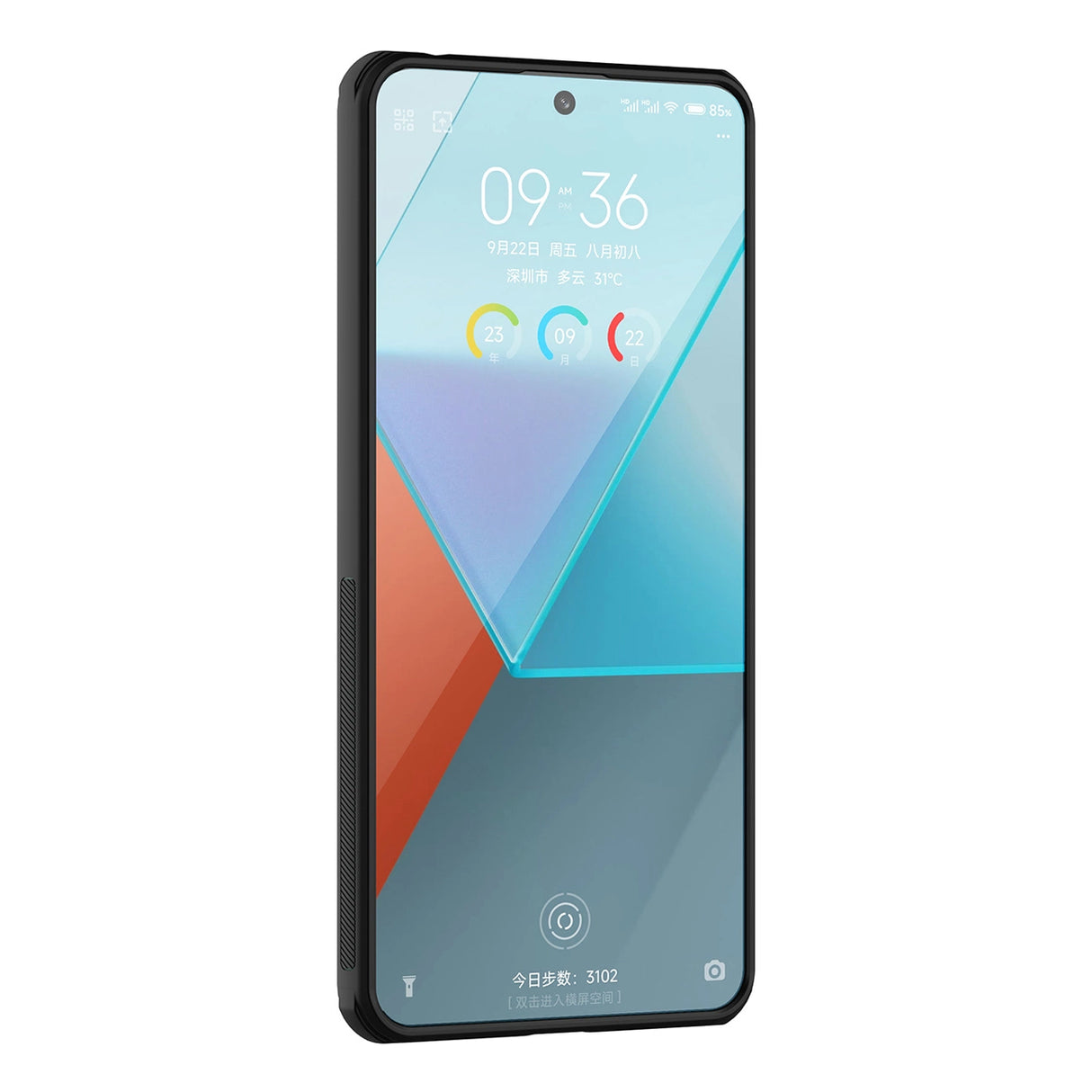 Nillkin Super Frosted Shield Pro Case til Xiaomi Redmi Note 13 Pro 4G / Poco X6 5G - sort