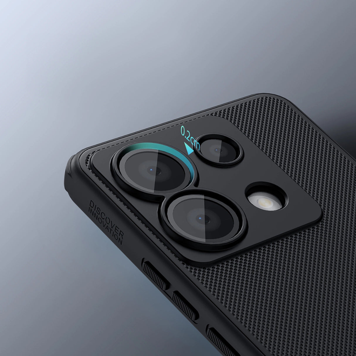 Nillkin Super Frosted Shield Pro Case til Xiaomi Redmi Note 13 Pro 4G / Poco X6 5G - sort
