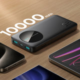 Powerbank Joyroom JR-PBF12 10000mAh 2.4A 2x USB-A 1x USB-C - black