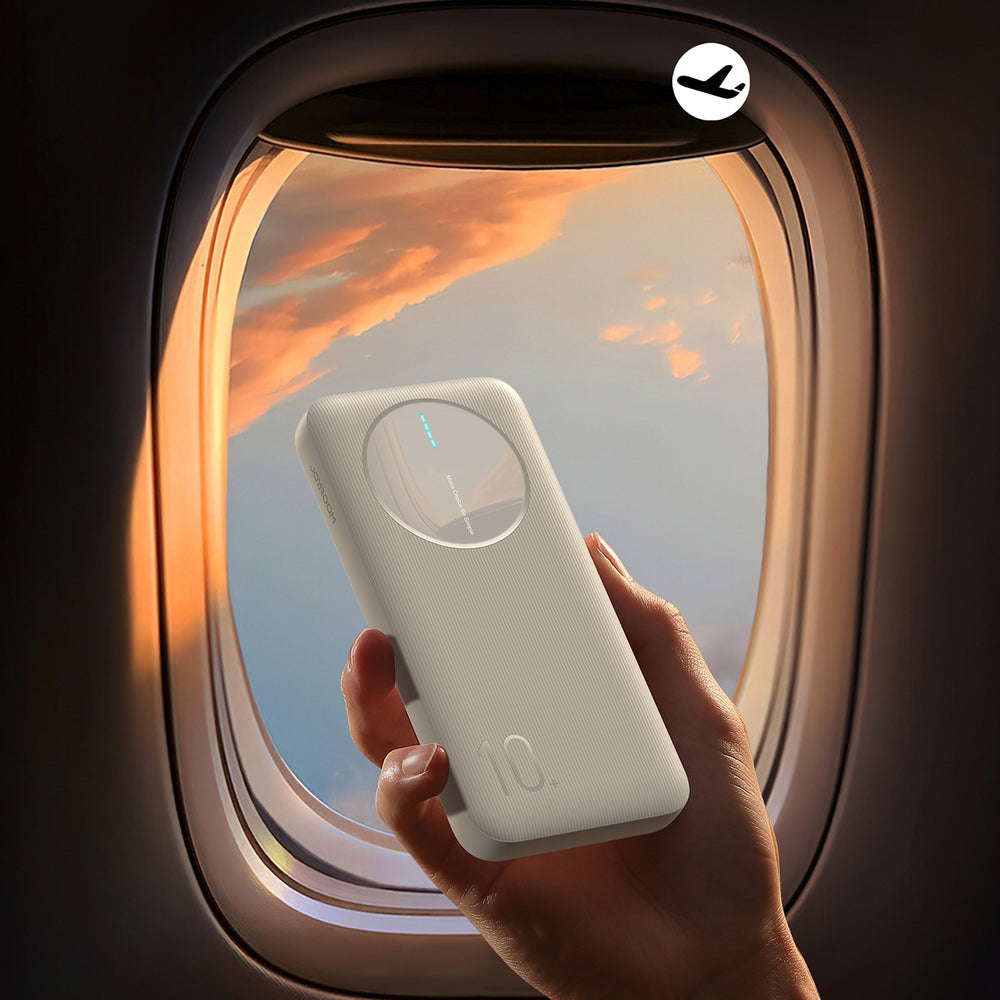Powerbank Joyroom JR-PBF12 10000mAh 2.4A 2x USB-A 1x USB-C - hvid