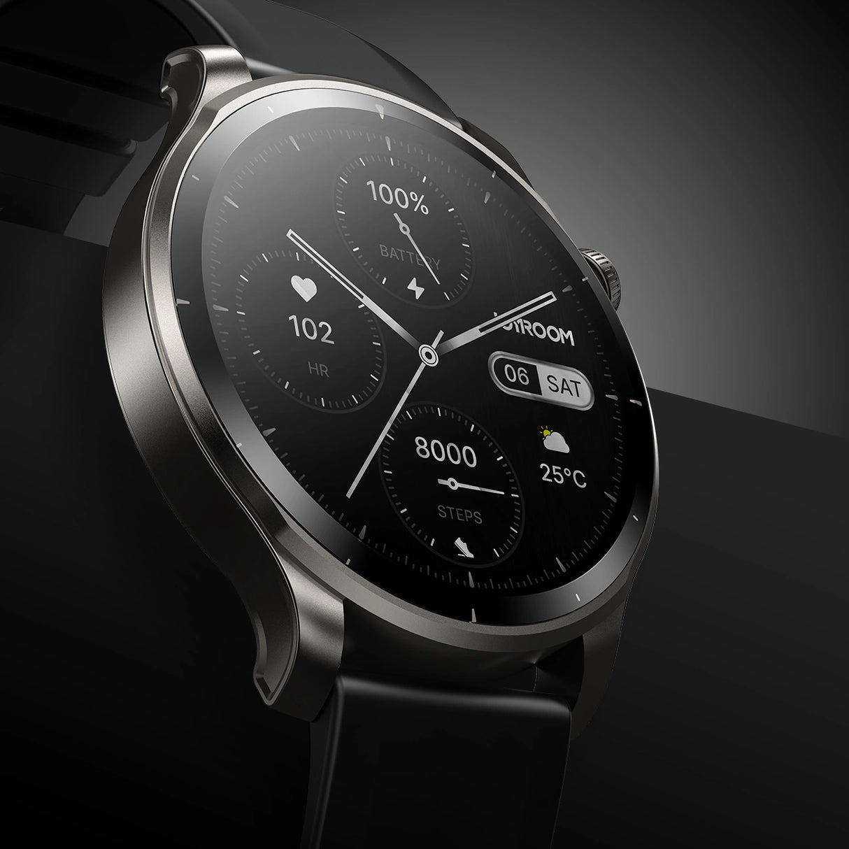 Joyroom Venture-serien JR-FV1 Smartwatch med opkaldsmodtager - Grå