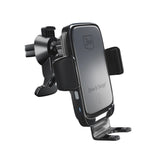 3mk Drive & Charge biltelefonholder til gitter/vindue/cockpit med induktiv oplader - sort