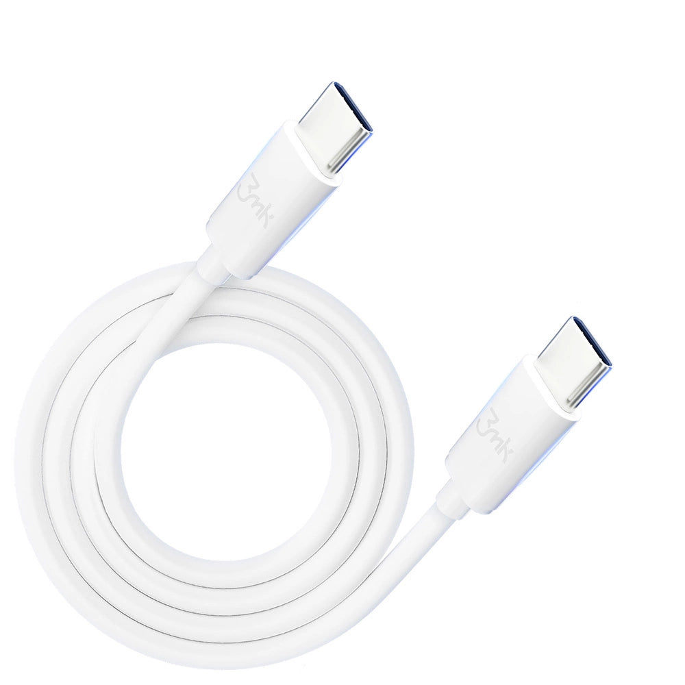 3mk Hyper Cable USB-C / USB-C 100W 2m - hvid