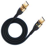 3mk Hyper Silicone Cable USB-C / USB-C 100W 2m - sort