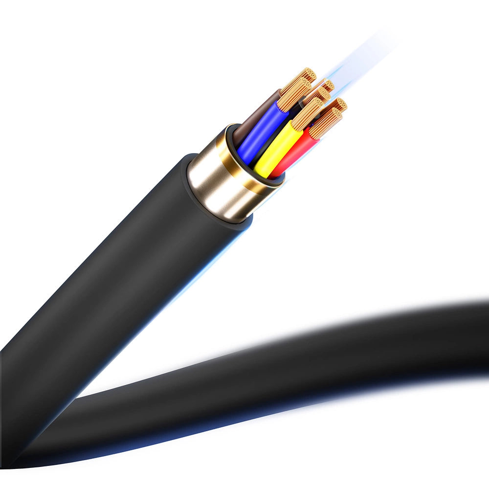 3mk Hyper Silicone Cable USB-C / USB-C 100W 2m - sort