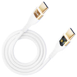 3mk Hyper Silicone Cable USB-C / USB-C 100W 2m - hvid