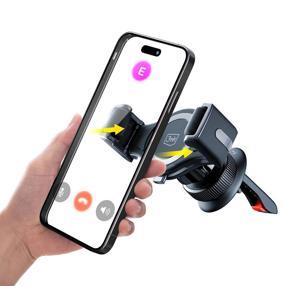 3mk Memo Hug biltelefonholder til luftventil - sort