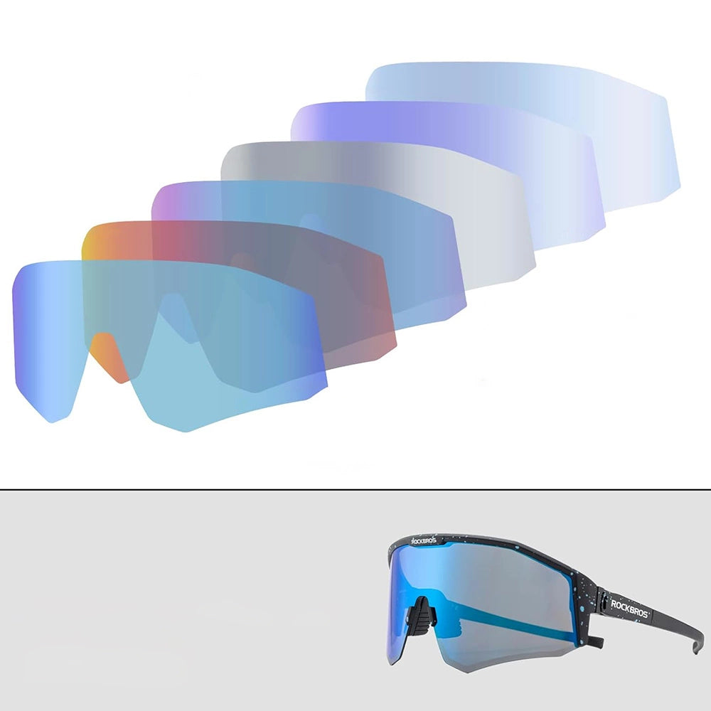 Rockbros SP297 polariserende cykelbriller - sort
