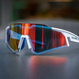 Rockbros SP297 polariserende cykelbriller - hvid