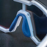 Rockbros SP297 polariserende cykelbriller - hvid