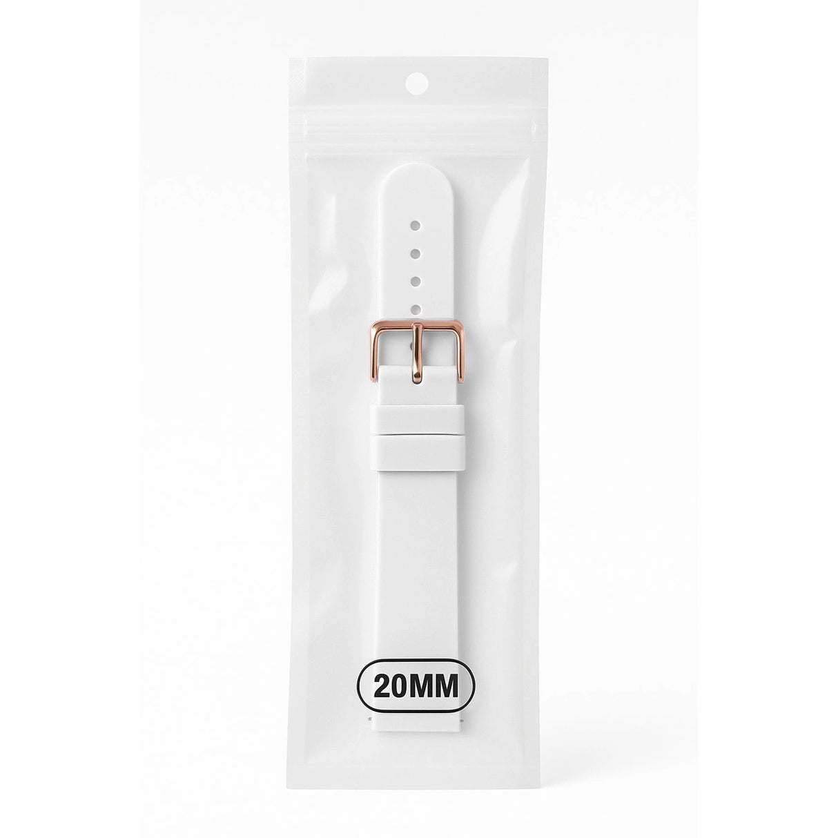 Silikonrem til Huawei Watch GT2 / GT3 42 mm - hvid