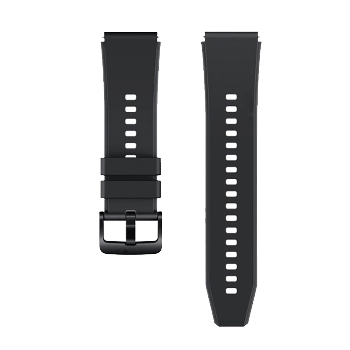 Silikonrem til Huawei Watch GT 2 / 3 / 4 / 2 Pro / 3 Pro / 4 Pro / GT 2e - sort