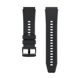 Silikonrem til Huawei Watch GT 2 / 3 / 4 / 2 Pro / 3 Pro / 4 Pro / GT 2e - sort
