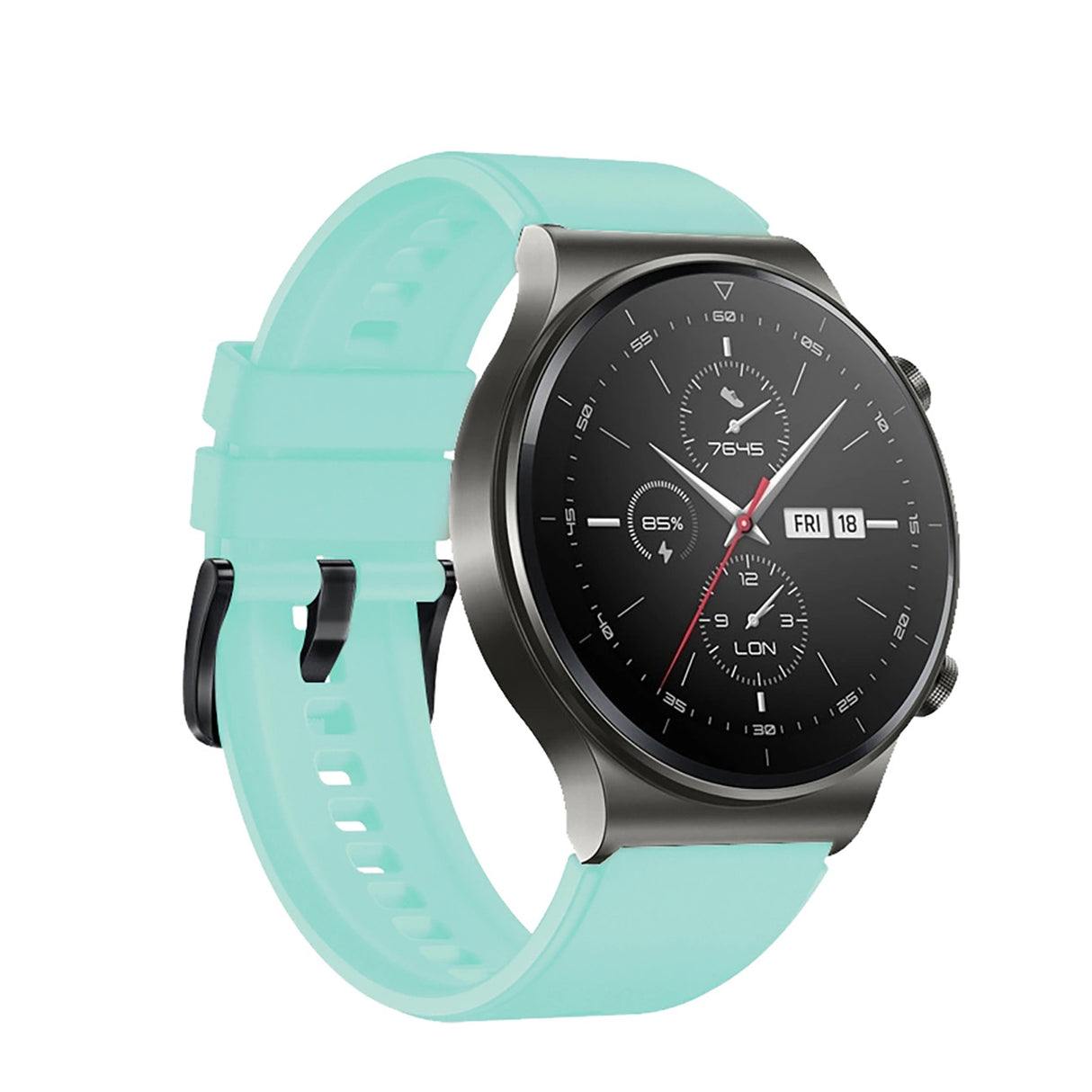 Silikonrem til Huawei Watch GT 2 / 3 / 4 / 2 Pro / 3 Pro / 4 Pro / GT 2e - lysgrøn