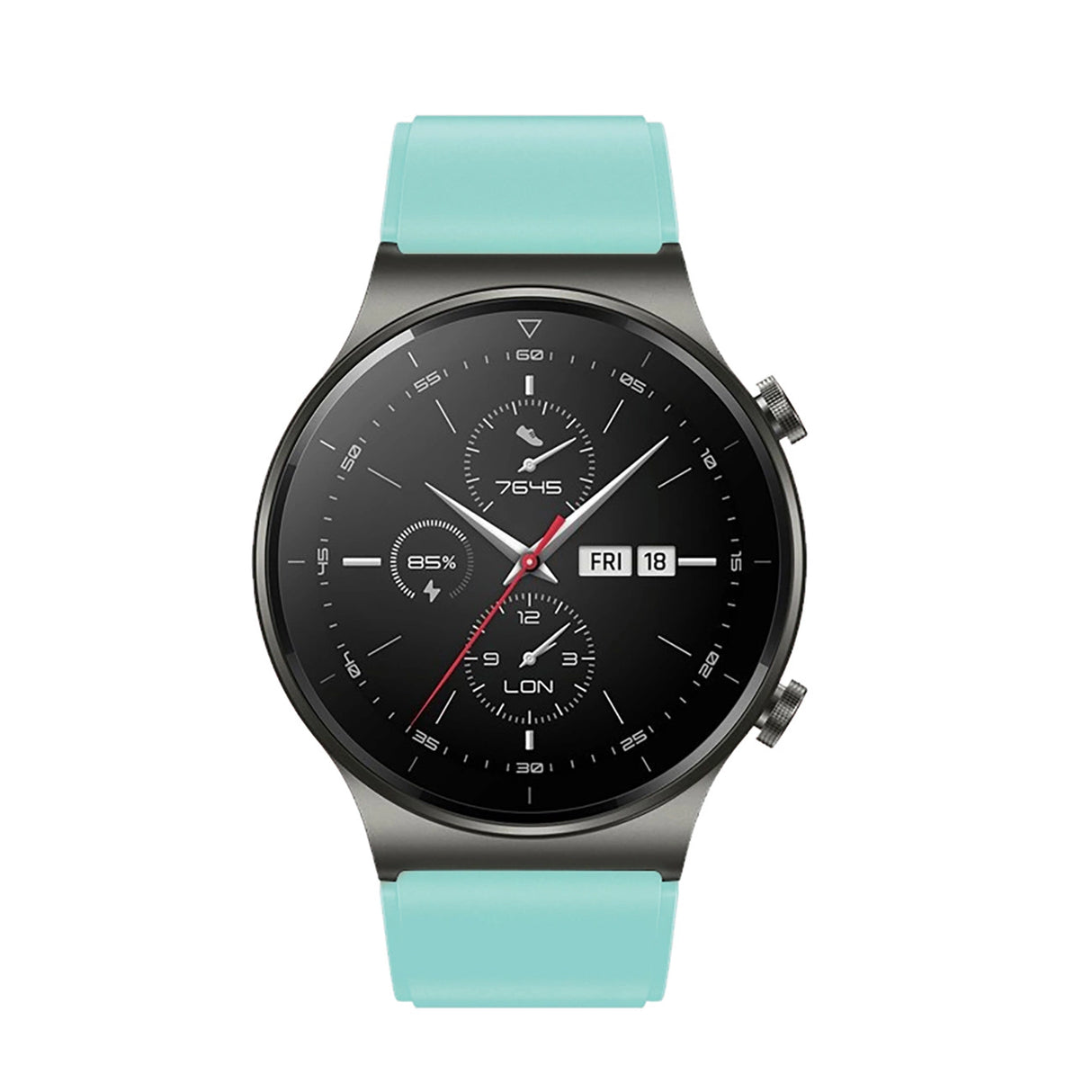 Silikonrem til Huawei Watch GT 2 / 3 / 4 / 2 Pro / 3 Pro / 4 Pro / GT 2e - lysgrøn