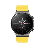 Silikonrem til Huawei Watch GT 2 / 3 / 4 / 2 Pro / 3 Pro / 4 Pro / GT 2e - Gul