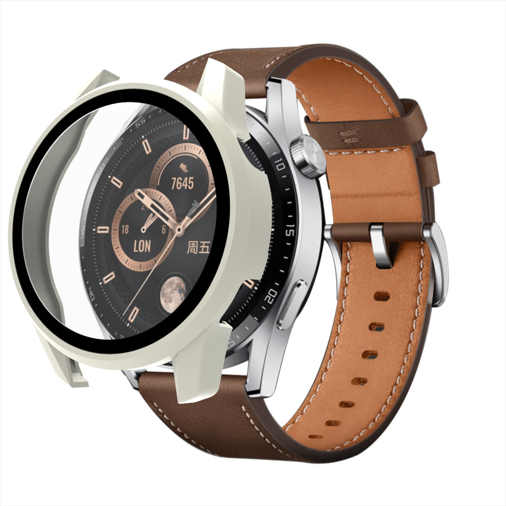 Glasbeskytter til Huawei Watch GT3 42mm - hvid