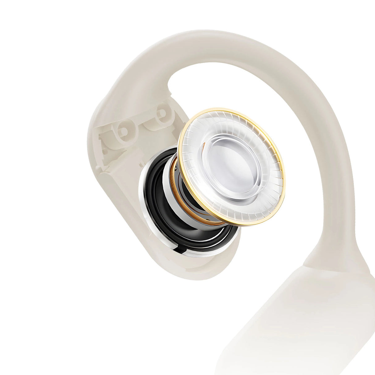 OWS Dudao U4A Bluetooth 5.3 IPX5 forretningsheadset - hvid