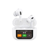 Dudao U19 in-ear TWS trådløse Bluetooth 5.3 hovedtelefoner med LED-skærm - hvid