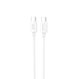 Dudao L4C USB-C / USB-C 30W 2m Kabel - Hvid