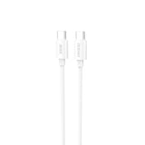 Dudao L4C USB-C / USB-C 30W 2m Kabel - Hvid